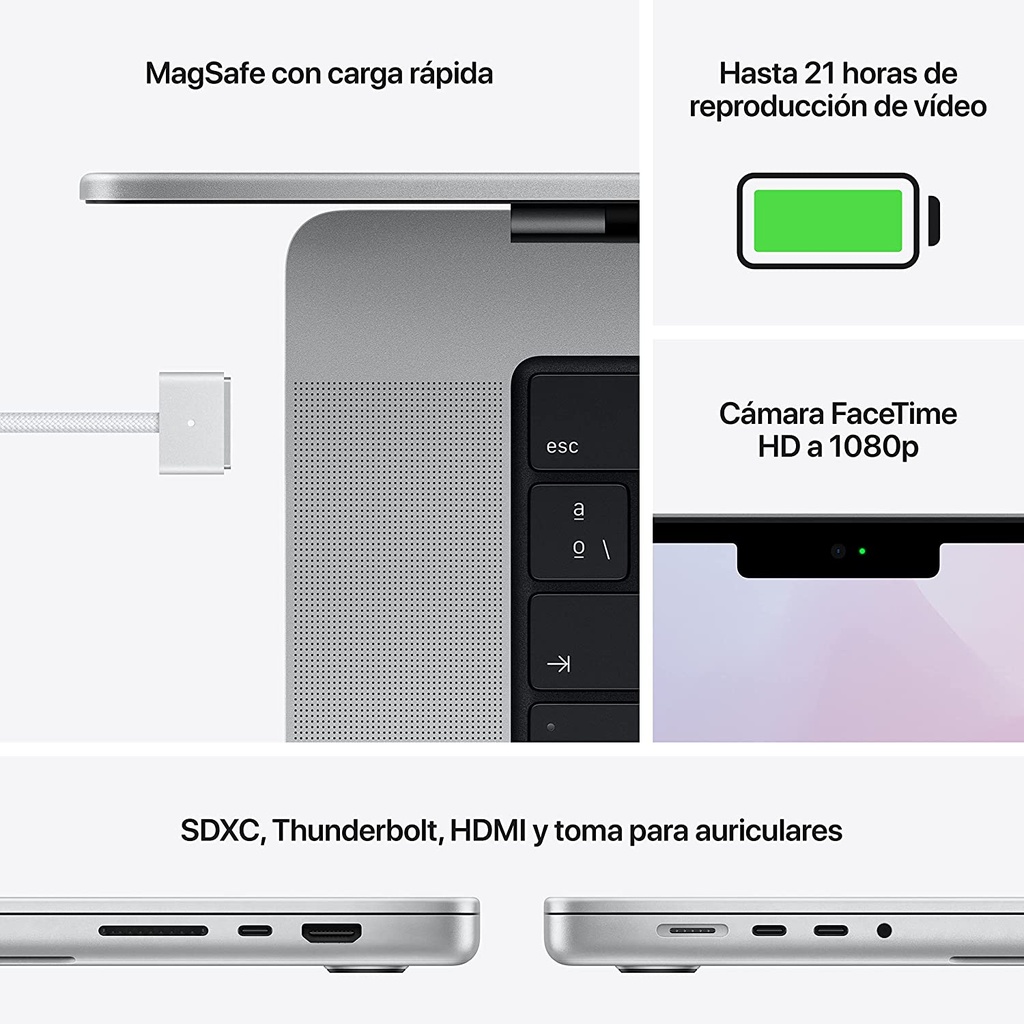 MacBook Pro 16" 2021 M1 PRO (16Go,1To)