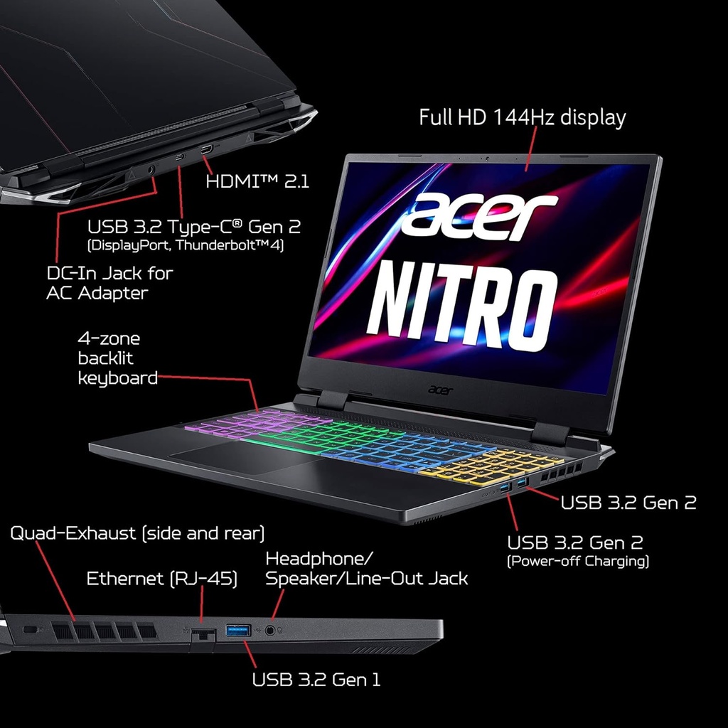 ACER Nitro AN515-58 i7 12th RTX4060