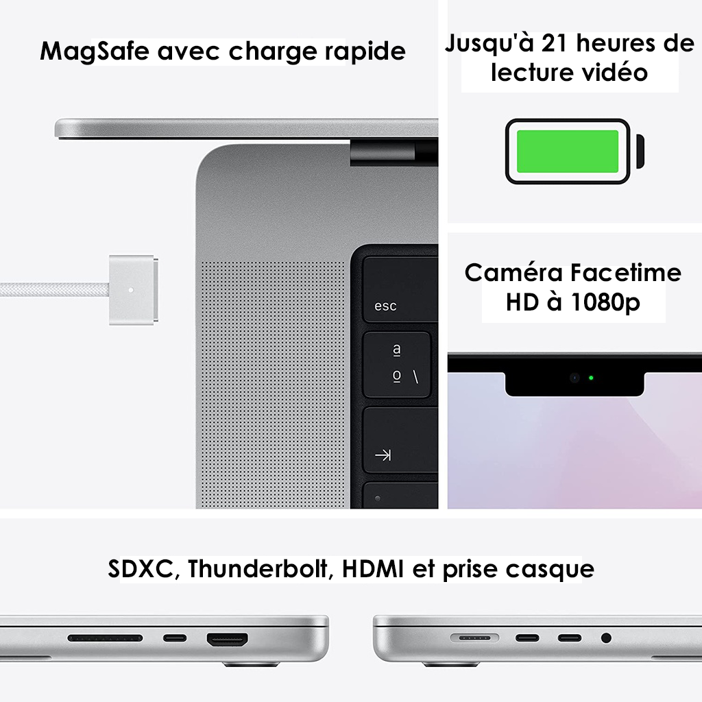 MacBook Pro 16.2" 2021 M1 MAX (64Go,4To)