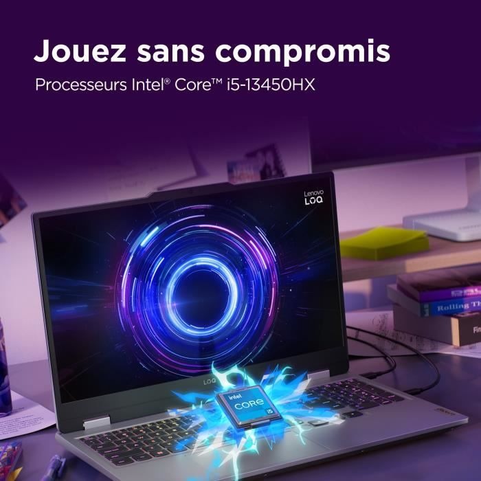 LENOVO LOQ 15IRX10 (i5-13450HX) RTX 5060 24 Go