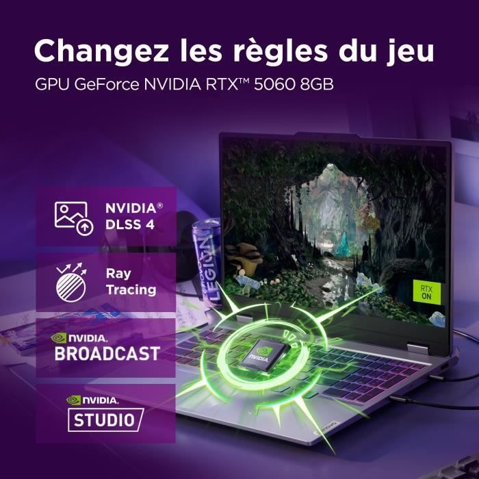 LENOVO LOQ 15IRX10 (i5-13450HX) RTX 5060 32 Go