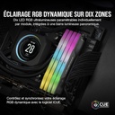 CORSAIR Vengeance RGB DDR5 RAM 64Go (2x32Go) 6000MHz