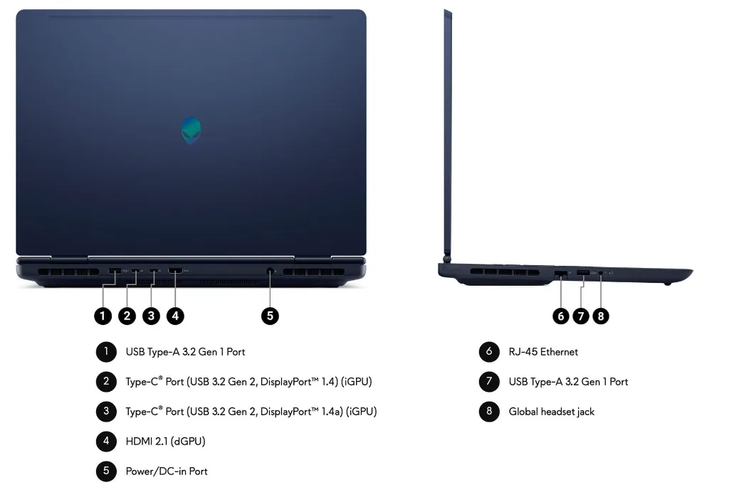DELL ALIENWARE 16 AURORA AC16250
