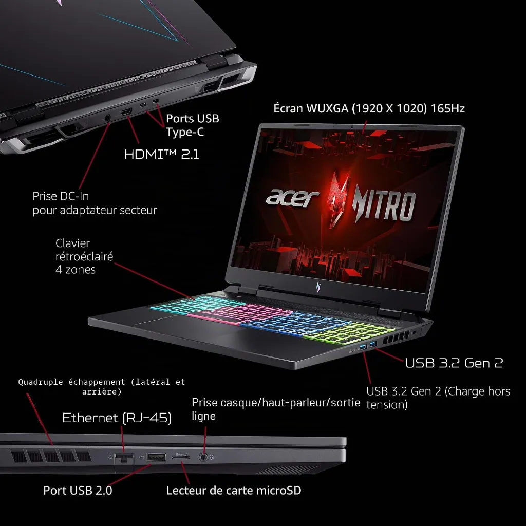 ACER NITRO A16-41 AMD RYZ 7