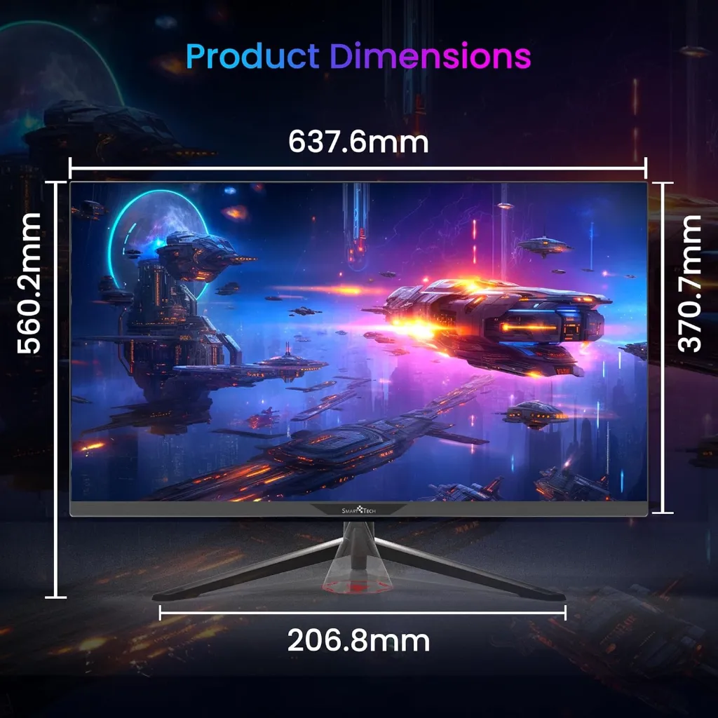 Smart Tech 28 inch (70 cm) 280G01UIF 4K UHD Gaming PC Screen  3840 x 2160  144Hz  IPS Panel.webp