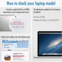 Batterie Apple Macbook Pro 15 "Retina, A1618, A1398