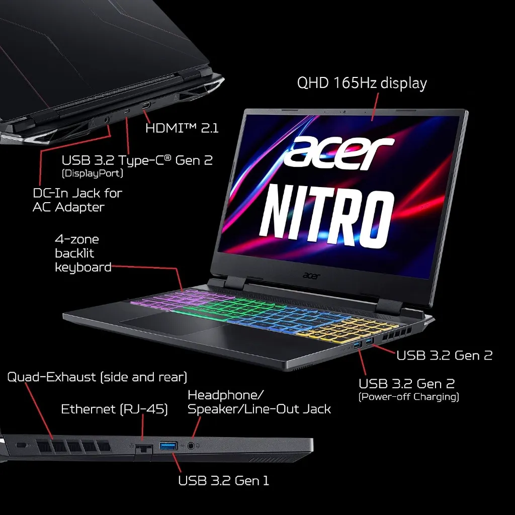 ACER NITRO AN515 AMD RYZ 7