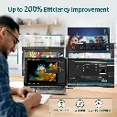 S3 PRTABLE DUAL SCREEN MONITOR 15.6