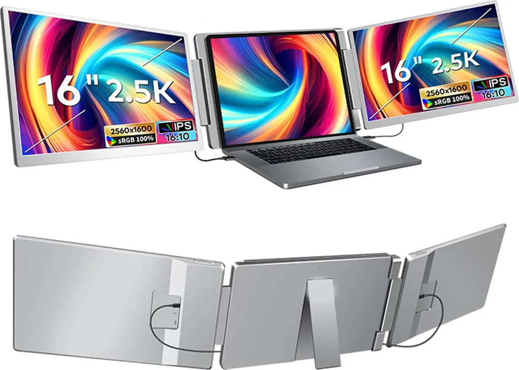 S5 Triple Screen Laptop Monitor 16