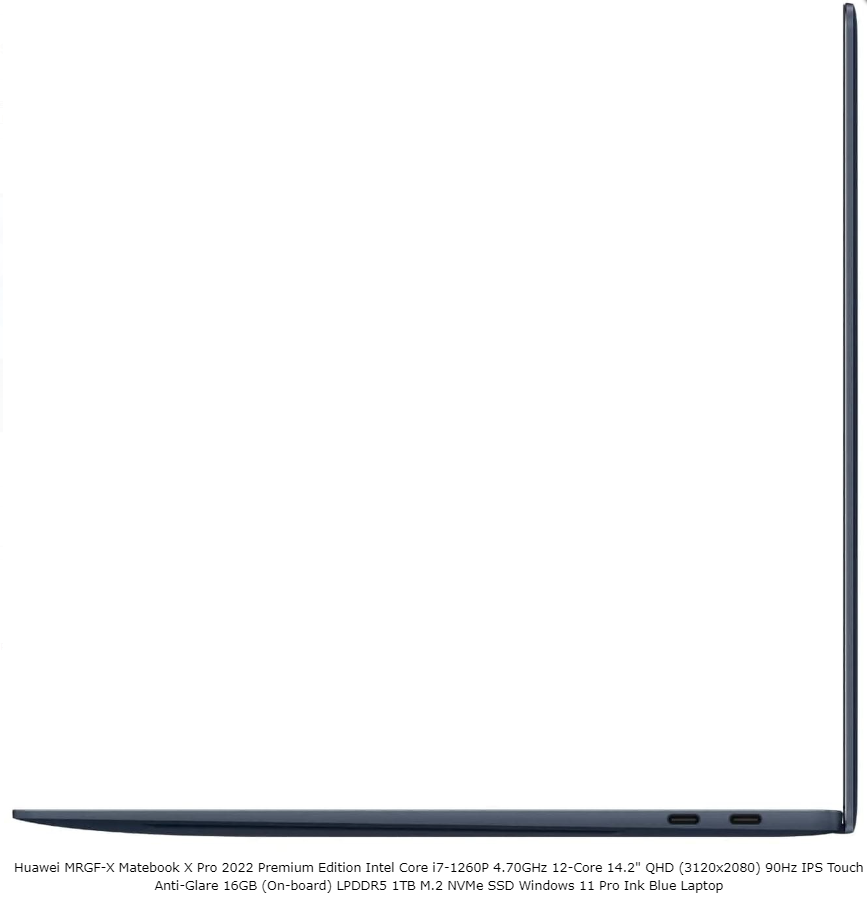 Huawei MateBook X Pro MRGF-X Intel I7-1260P 16Go RAM 1To