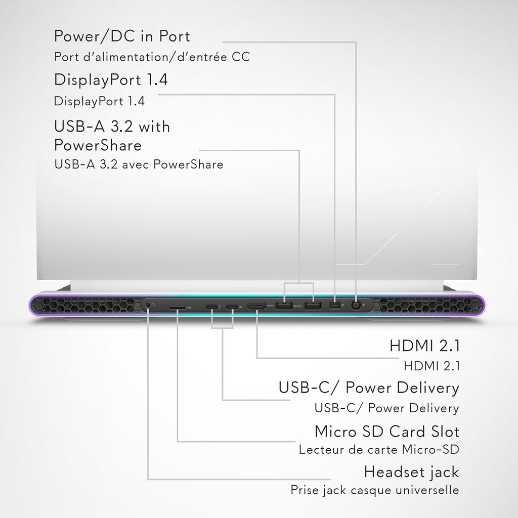 Alienware M16 240 Hz i9-13900HX, 32 Go 1To SSD RTX 4070 8 Go