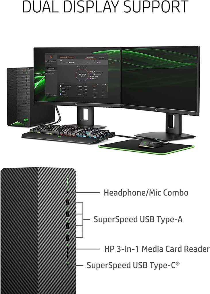HP Pavilion Gaming TG01-Core i5 10th-32G-512G+1T-GTX 1660 SUPER