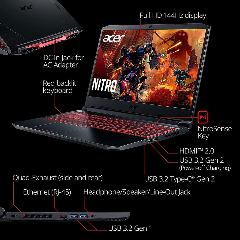 ACER NITRO 5 AN515-55 i5 10th