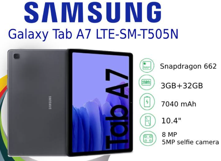 Samsung Galaxy Tab A6 3 Go 32 Go LTE - Gris