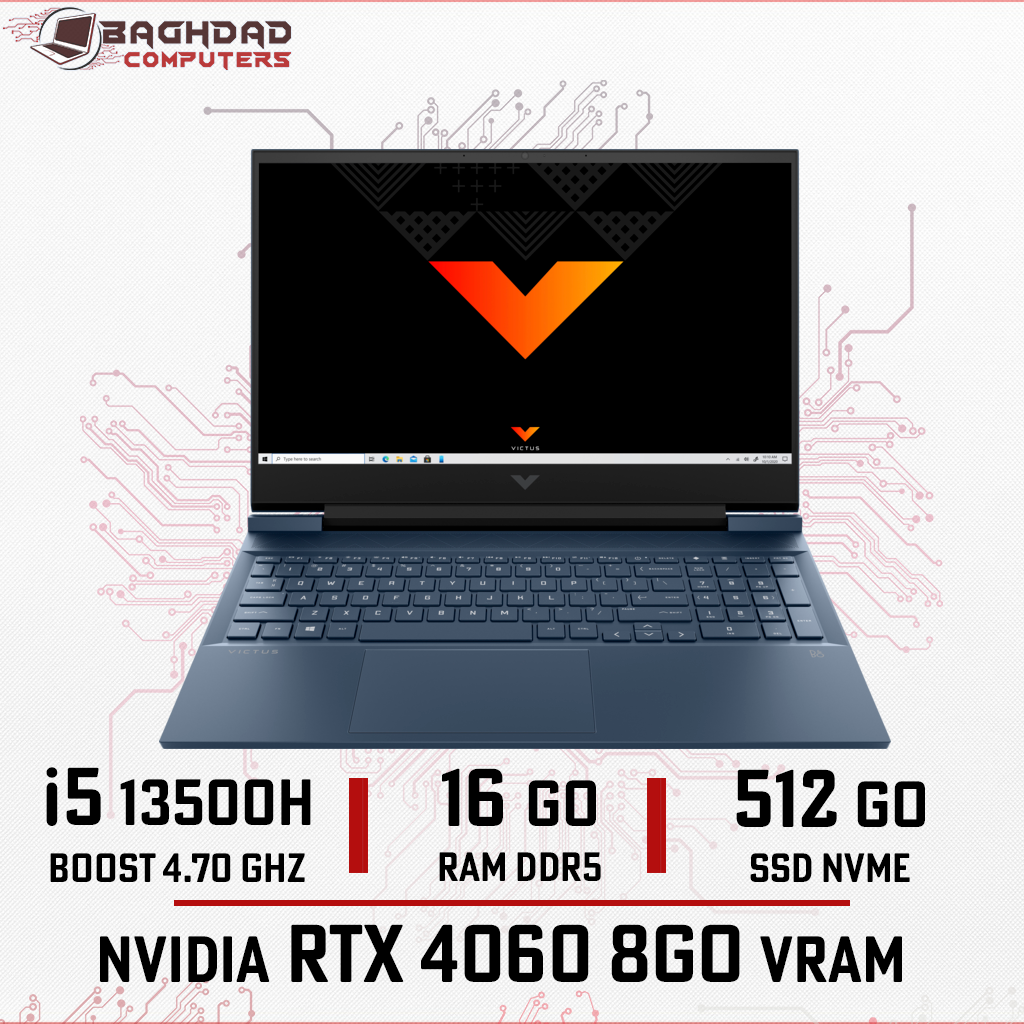 [HV16R0024I5] HP VICTUS 16-r0024nf (i5-13th) RTX 4060