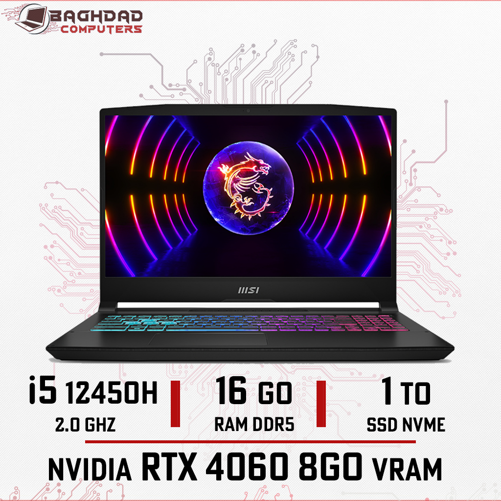 MSI KATANA 15 B12V i5 12th 1To