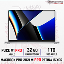 MacBook Pro 16.2 2021 M1 PRO (32Go,1To)