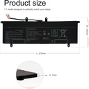 C41N1901 Batterie ASUS ZenBook Duo 14 UX481F UX481FA UX481FL UX481FAY UX481FLY UX4000F UX4000FL