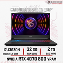 MSI PULSE 15 B13VGK (i7-13620H) 32Go RTX4070