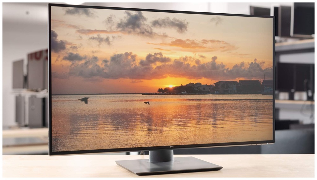 DELL UltraSharp U3219Q (32") 3840 x 2160 Pixels 4K Ultra HD LCD Noir, Gris