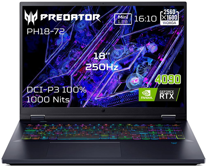 ACER PREDATOR PH18-72 (i9-14th HX) 64Go RTX4090