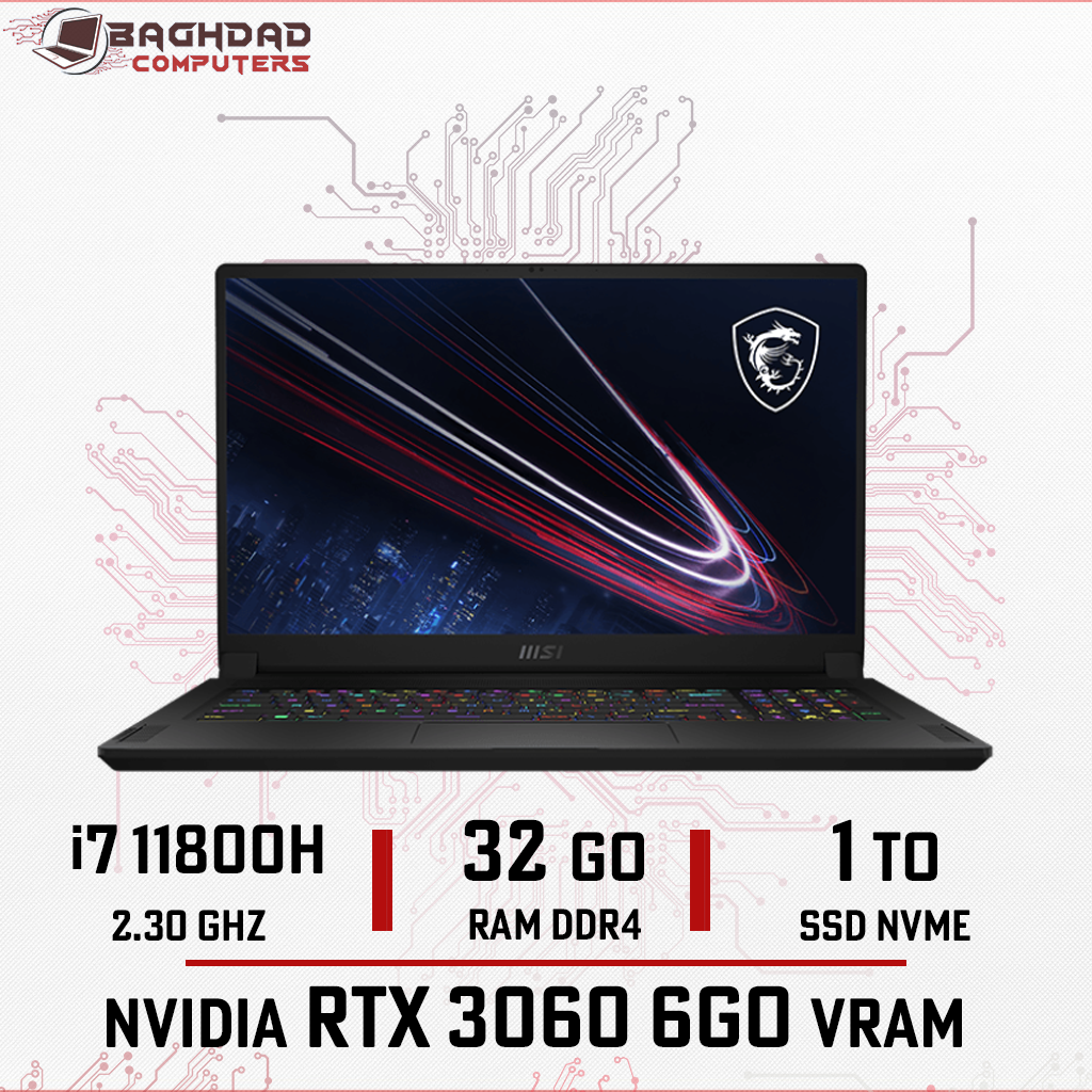 MSI GS76 STEALTH 11UE (i7-11th) RTX 3060 6Go