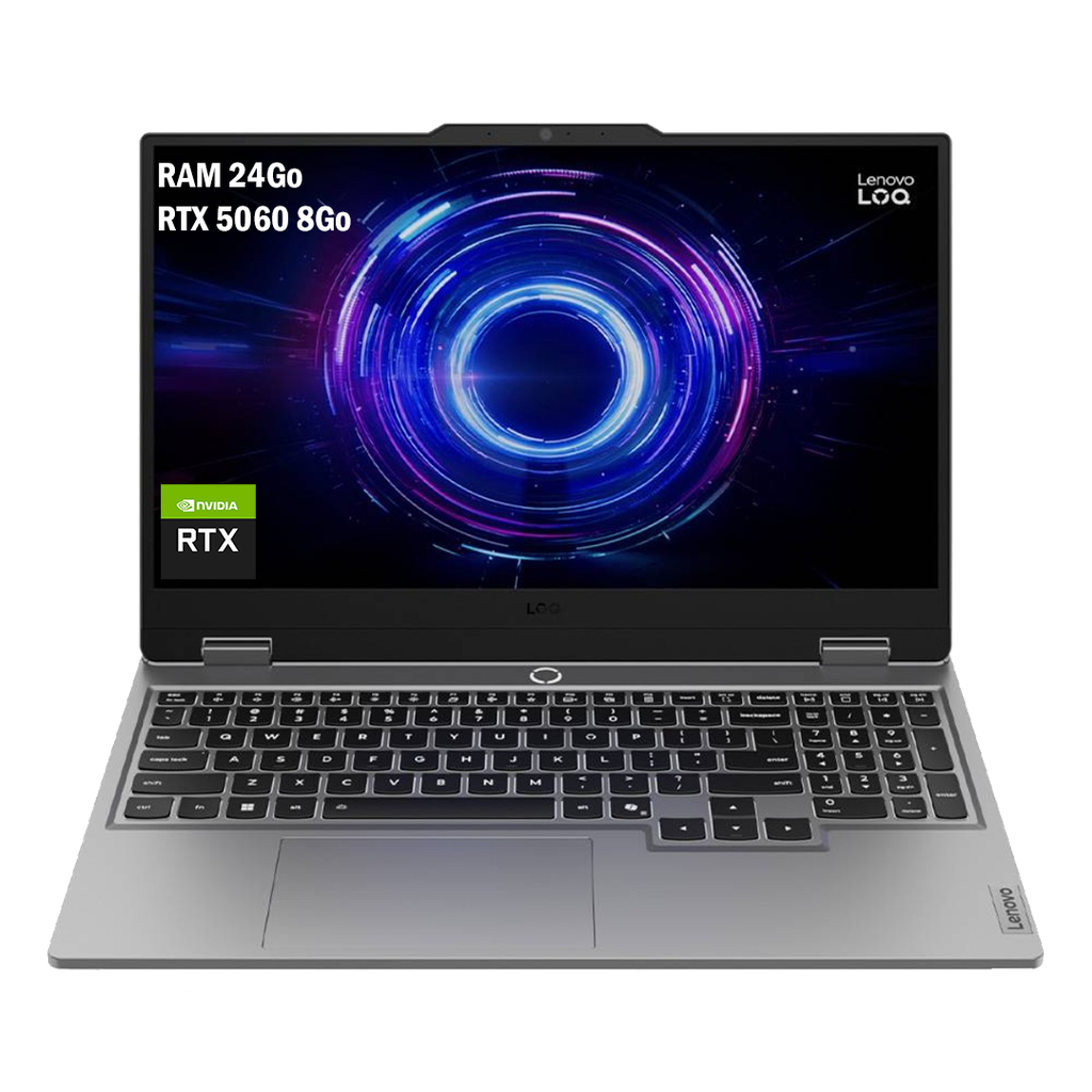 LENOVO LOQ 15IRX10 (i5-13450HX) RTX 5060 24 Go