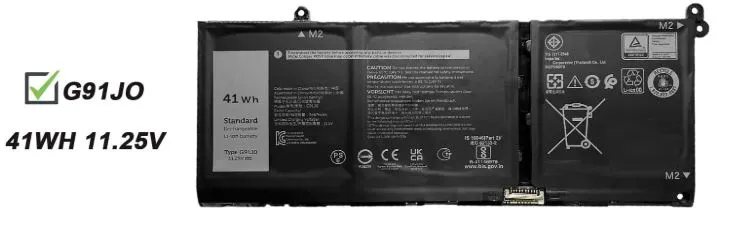 G91J0 Batterie Dell Latitude Vostro 