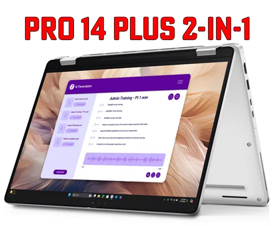 Dell Pro 14 Plus 2-in-1 Ultra 5 Gen2 16Go 512Go Touch