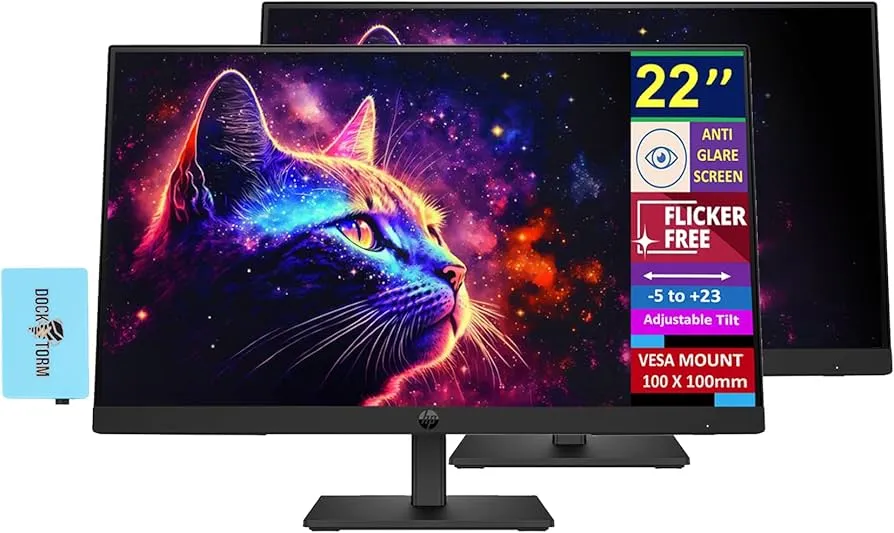 HP MONITEUR P22H G5 FHD 75HZ (HDMI-VGA-DisplayPort)
