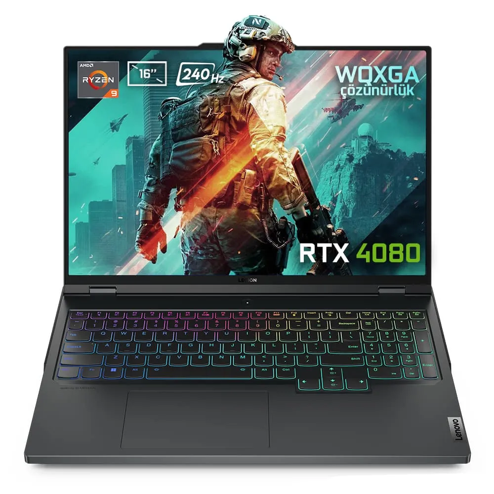 LENOVO LEGION PRO 7 16ARX8H AMD RYZ 9 RTX 4080 12GB 32Go DDR5 1To  
