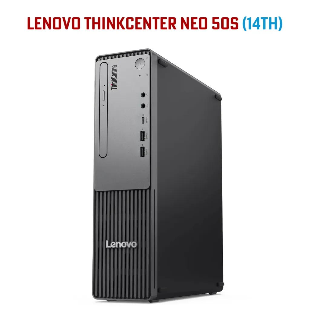 Lenovo ThinkCentre neo 50s Gen 5 - SFF - i5 14400 - RAM 8/16 GB - SSD 256Go Wi-Fi 6/Bluetooth