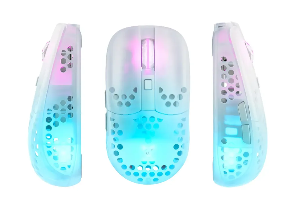 Xtrfy Mz1 Wirless Ultra Light Gaming Mouse Conçue Par Rocket Jump Ninja  