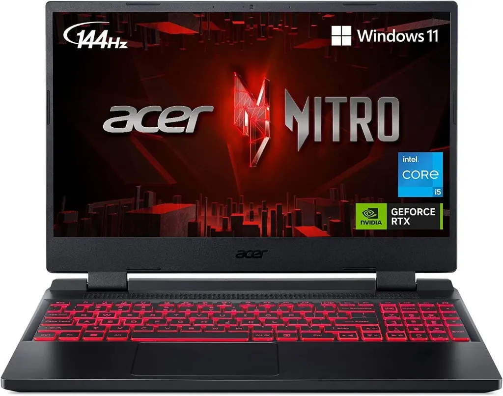 ACER NITRO AN517-55 (i5-12500H) 144HZ RTX 3050Ti 16Go 512Go 