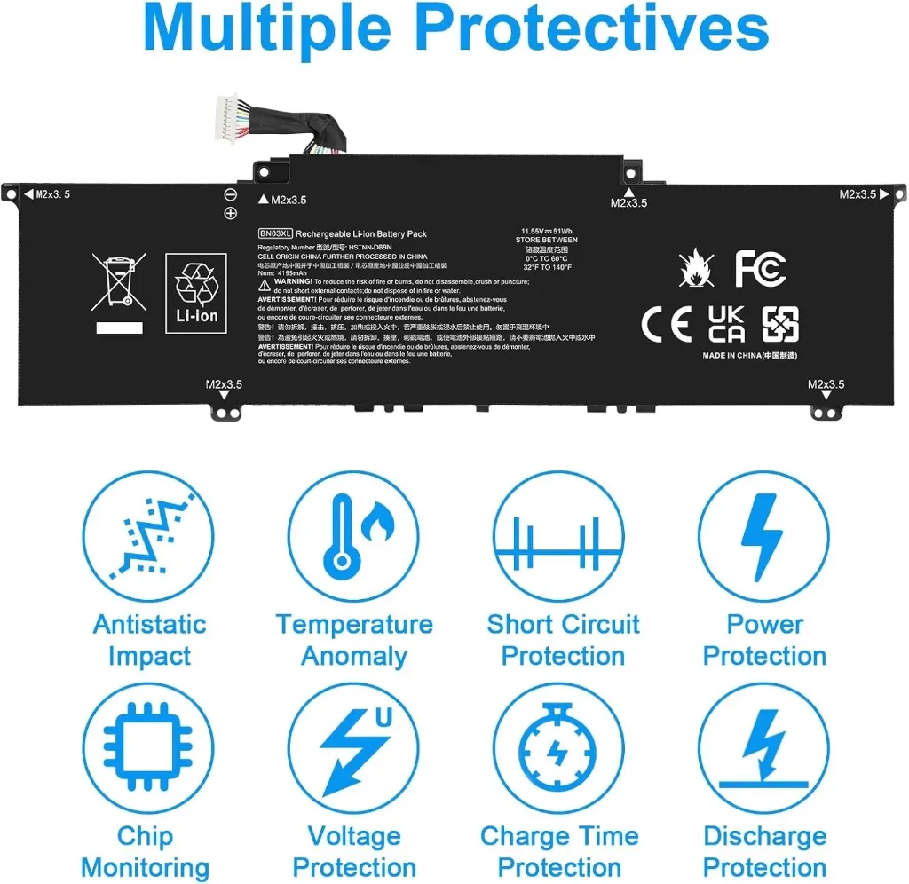 Batterie BN03XL pour HP Envy X360