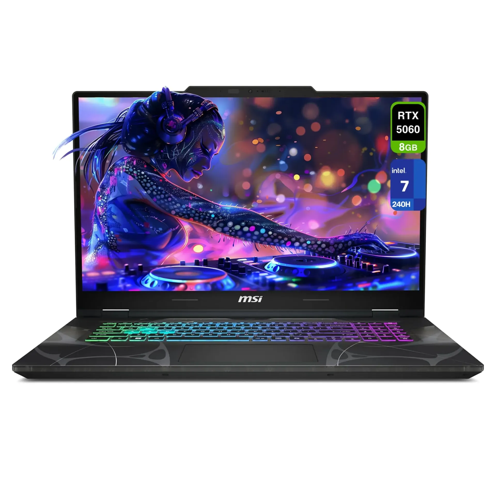 MSI CYBORG 15 B2RWFKG Core 7 240H 16Go DDR5 512Go RTX 5060 144HZ