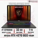 MSI VECTOR GP78HX 13VG (i7-13700HX) RTX 4070 32Go DDR5 1To QHD 240HZ   