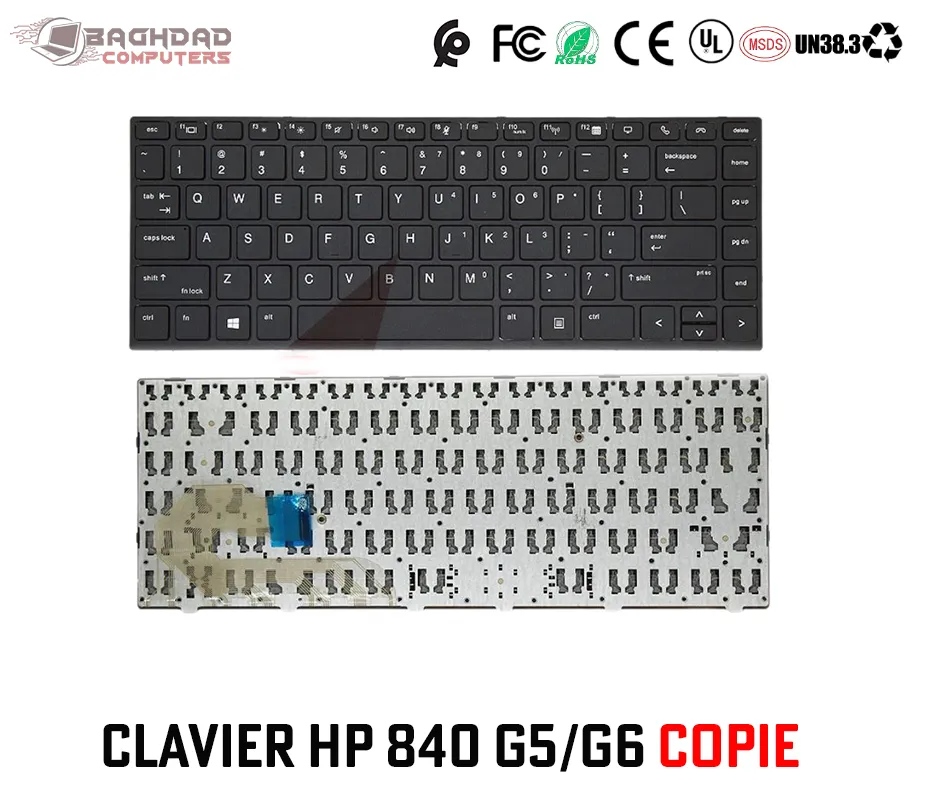 Clavier HP EliteBook 840 G5 G6 Normal
