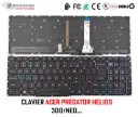 Clavier Acer Predator Helios 300 Nitro AN515 AN517 avec rétroéclairage