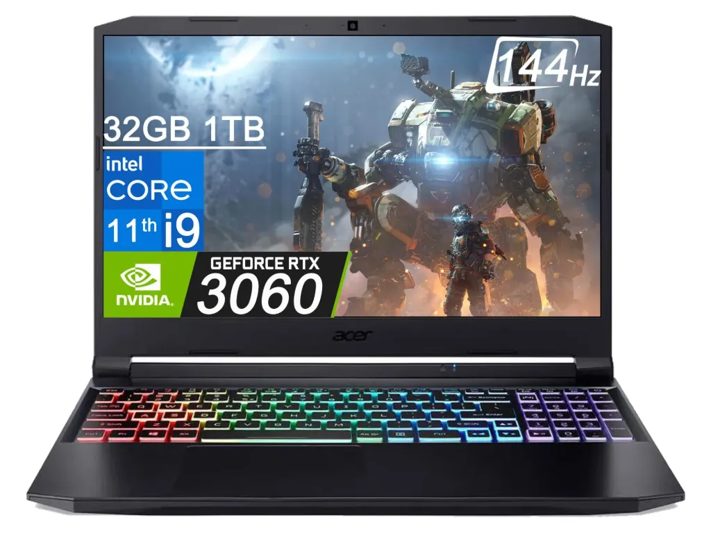 ACER NITRO AN515-57 (i9-11900H) RTX 3060 6VRAM 32Go 1To 144Hz