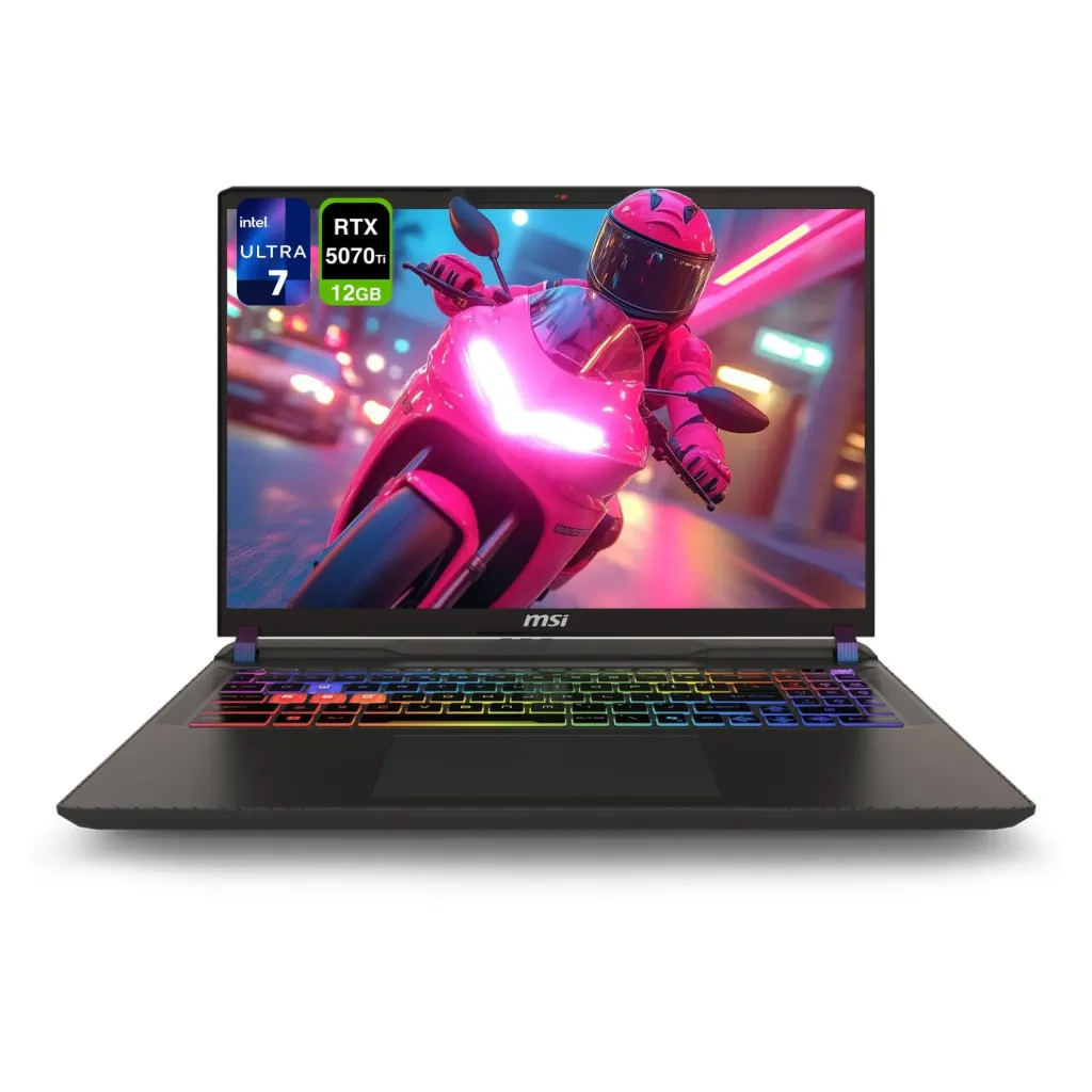 MSI VECTOR 16 HX Ai A2XW ULTRA 7 RTX 5070 Ti 12GB 32Go DDR5 1To QHD+ 240Hz  