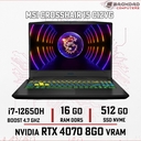 MSI CROSSHAIR 15 C12VF i5 12th (comme neuf) (copie)