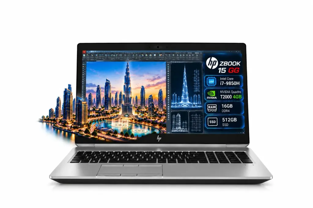 HP ZBOOK 15 G6 (i7-9850H) NVIDIA QUADRO T2000 4VRAM 16Go 512Go