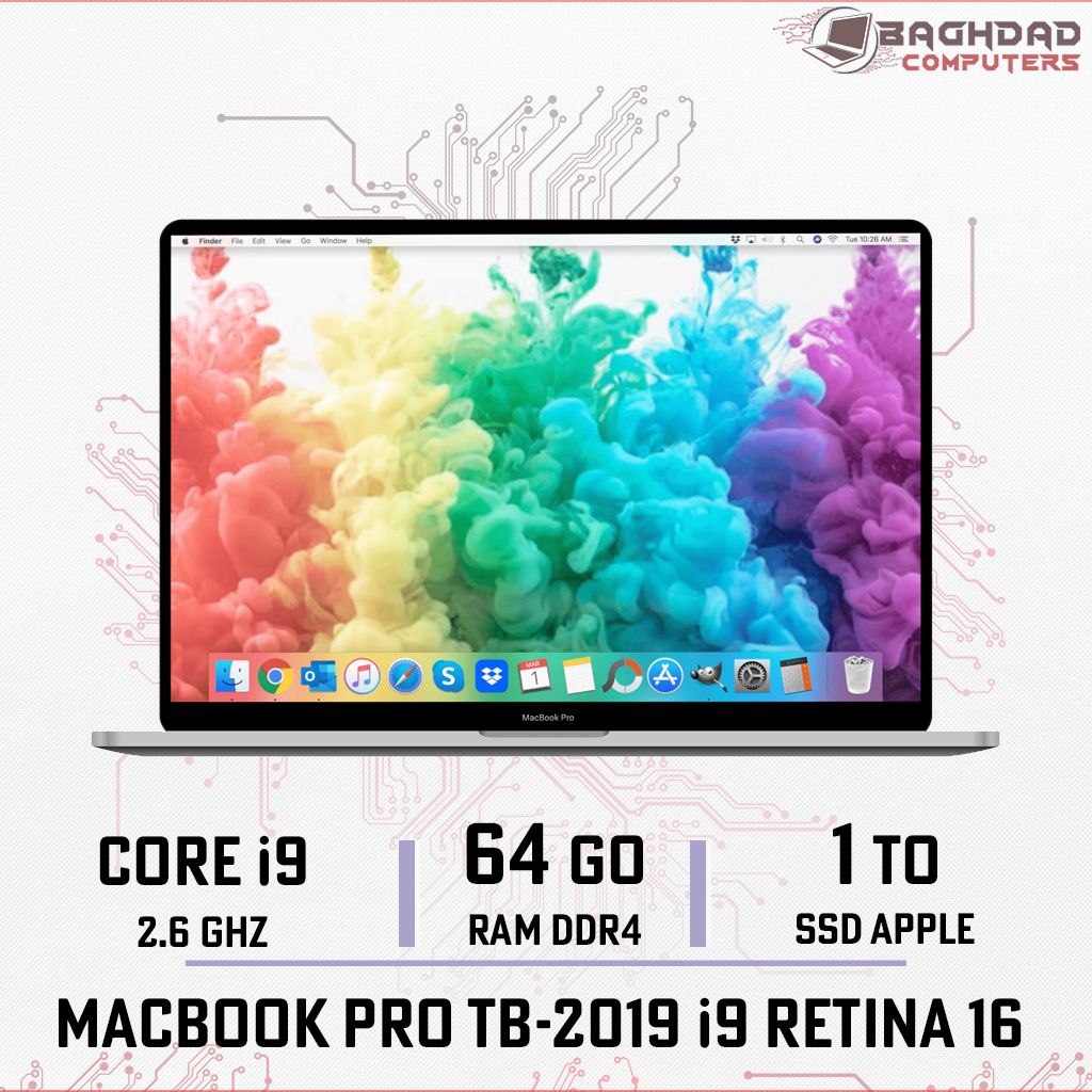 MacBook Pro 16" (i9 64Go 8Vram)