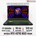 MSI CROSSHAIR 15 C12VF i5 12th (comme neuf)