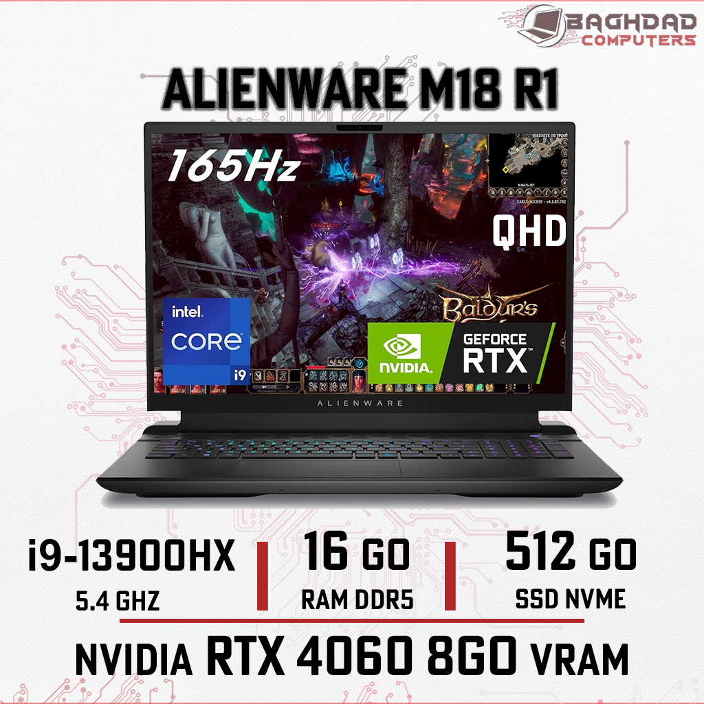 Alienware m18 R1 (i9 HX 13éme)