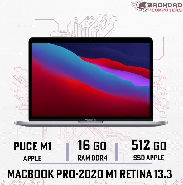 MACBOOK PRO 13-2020 M1 16Go 512Go