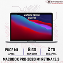 MACBOOK PRO 13-2020 M1 8Go 2To
