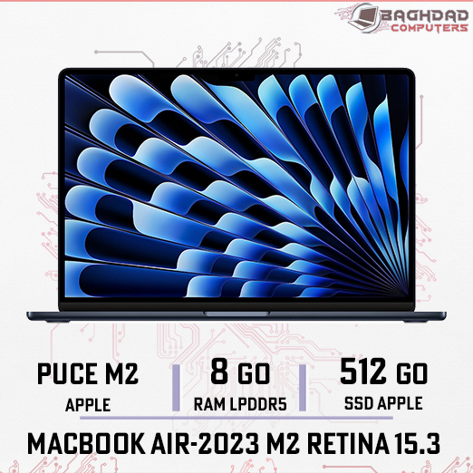 MACBOOK AIR 15.3" 2023 M2 8Go 512Go