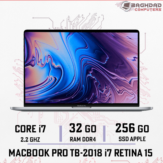 MACBOOK PRO 15 2018 i7 32Go